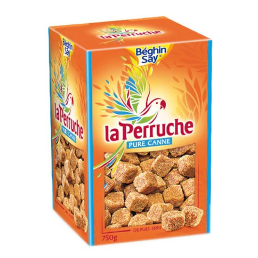 La Perruche Cubos irregulares de açúcar mascavado Béghin Say 750g