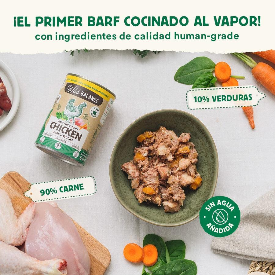 Wild Balance BARF Frango em Lata para Cães 400g