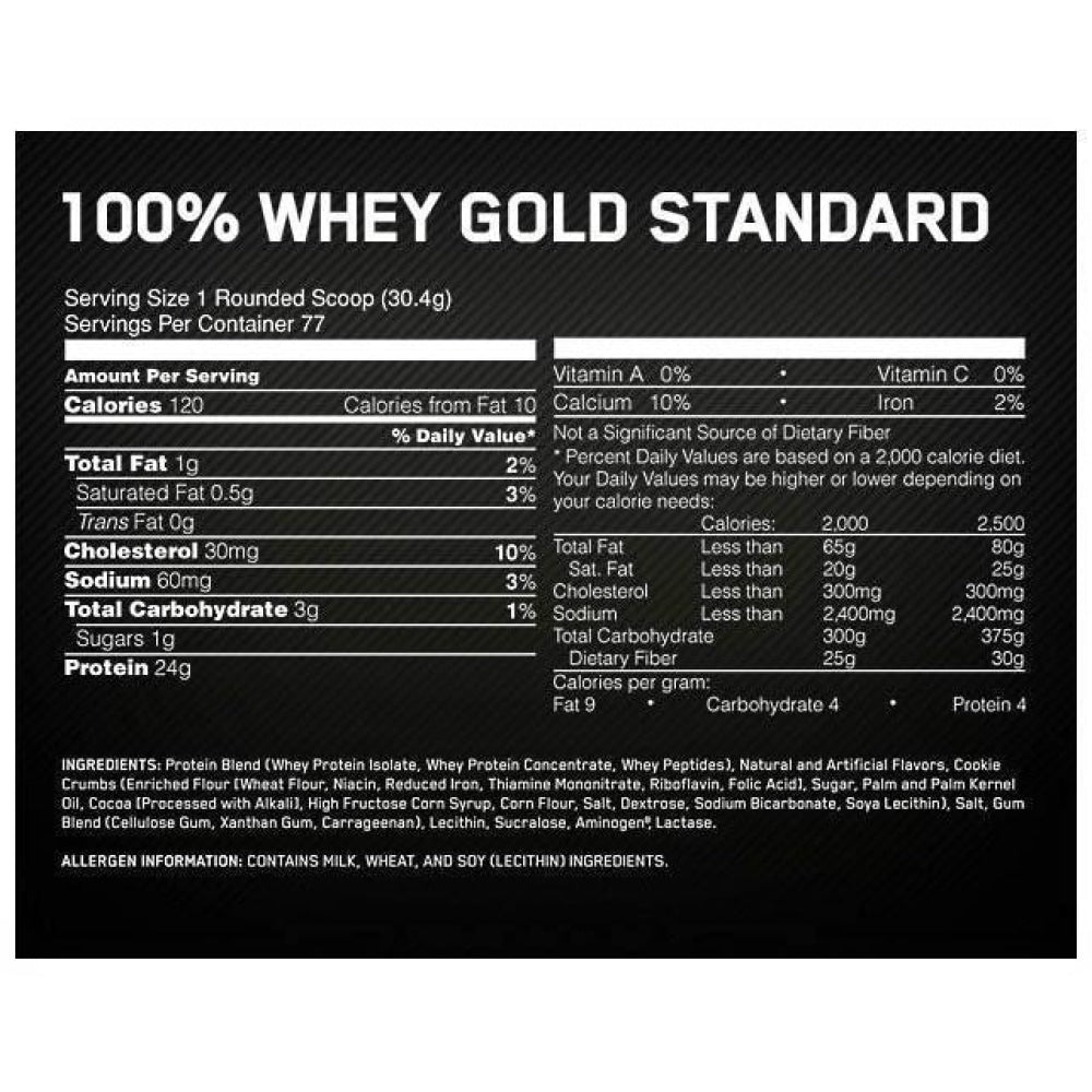 100% Whey Gold Standard 2.27 Kg Chocolate - Crema De Cacahuete_1