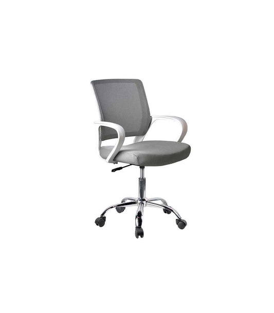 Silla Despacho De Diseño Moderno Giratoria Elevable Acabado Gris, 53 Cm(ancho) 79/91 Cm(a_0