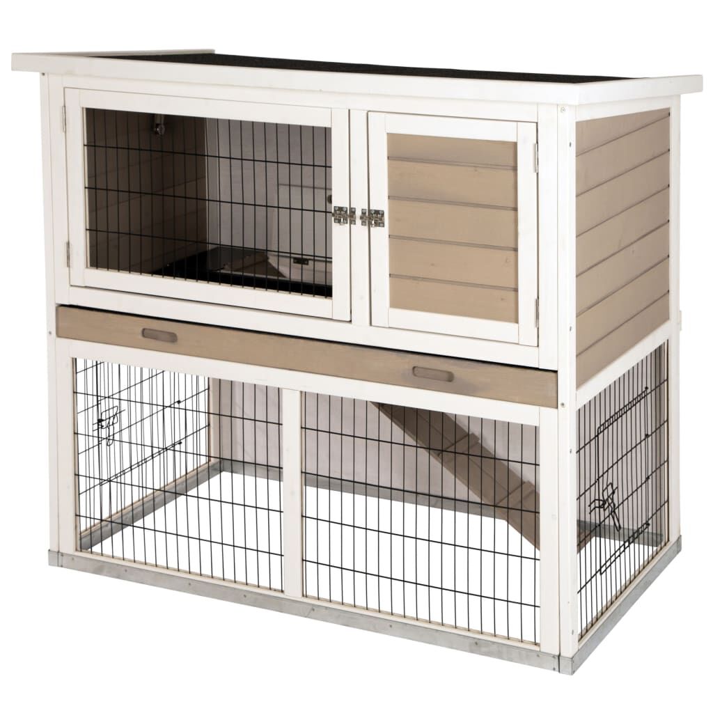 Kerbl Casa Para Roedores Con Fondo De Metal Lucky Blanco 115x65x100 Cm_0