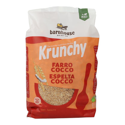 Muesli Crocante de Espelta e Coco Biológico Barnhouse 600g