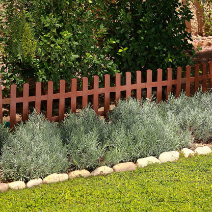 Pack 5 Mini Vallas Clickfence Lop Marrón - Ecológicas Y Versátiles - 0,35x0,55x0,02 M - Multicolor_2