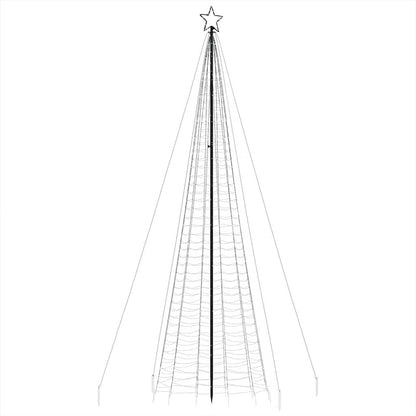 Vidaxl Árbol De Navidad Led Con Estacas 1534 Leds Azul 500 Cm_4