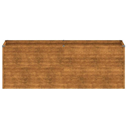 Jardinera Elevada 196x50x69 Cm Acero Corten_3