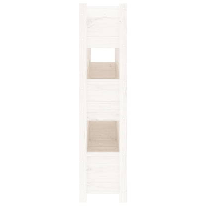 Jardinera De Madera Maciza De Pino Blanco 112x25x104,5 Cm_5