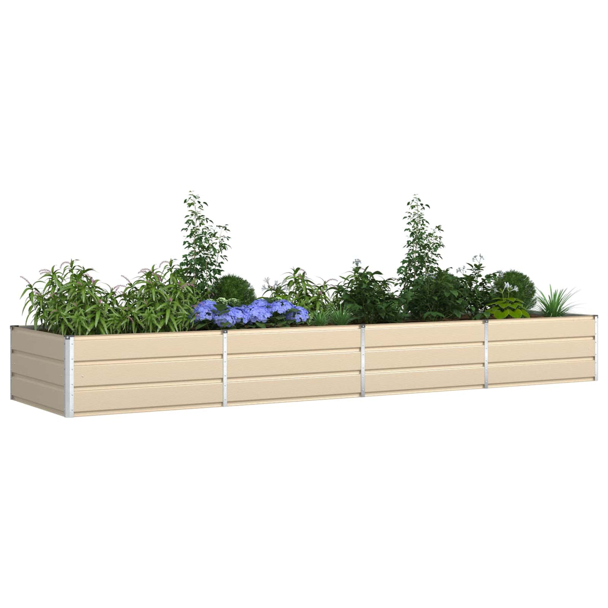 Jardinera Marfil 385 X 100 X 45 Cm Acero Galvanizado_2