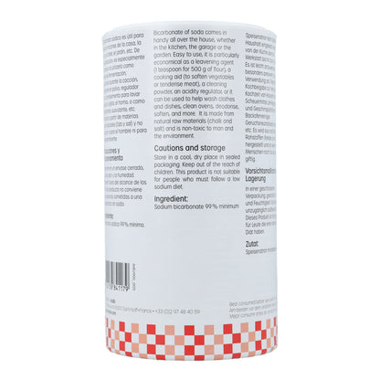 Pack 2x Bicarbonato sódico de uso alimentario La Droguerie écologique  500 g