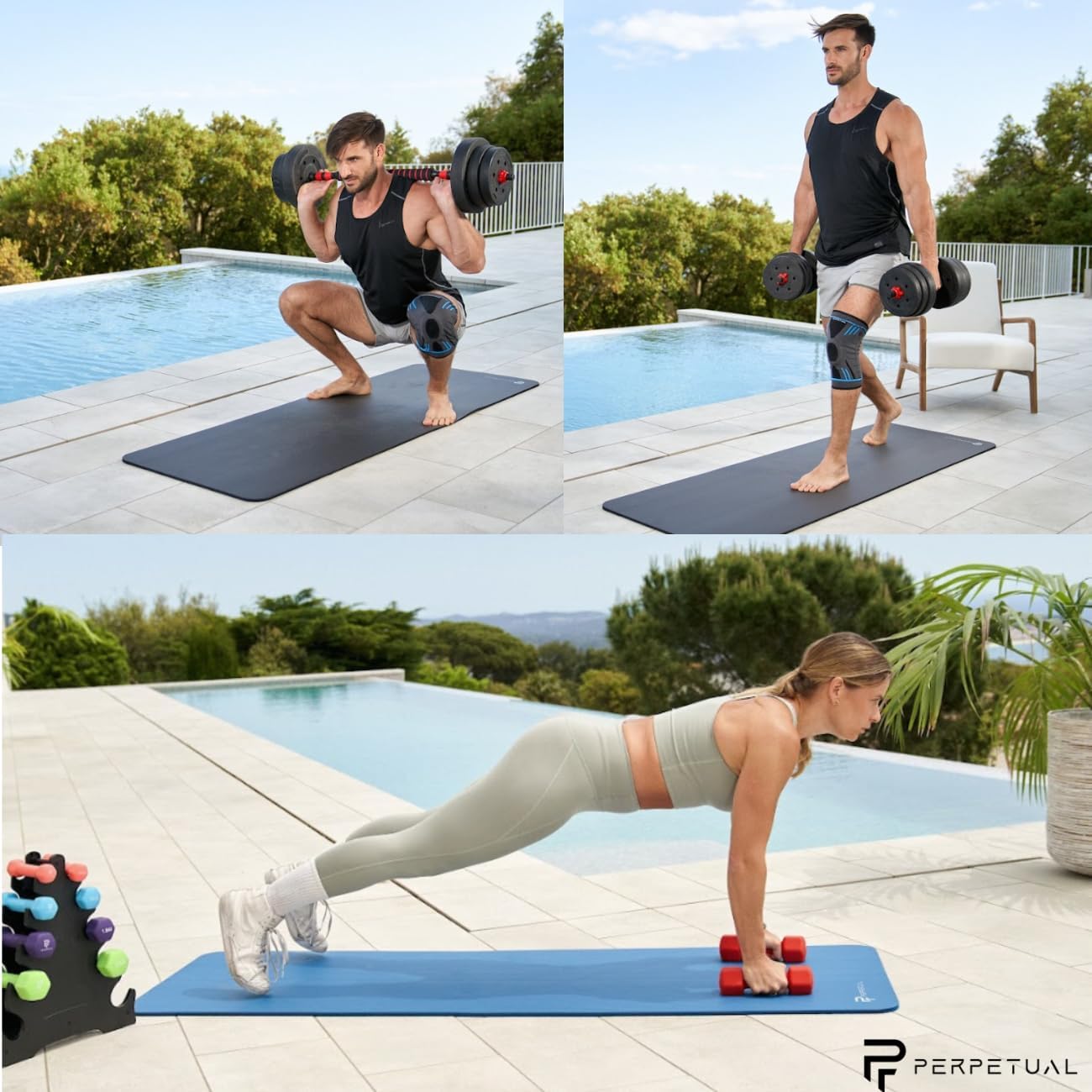 Esterilla De Gimnasia Perpetual Y Pilates 15mm - Esterilla Antideslizante - Con Asa Y Bolsa De Transporte_1