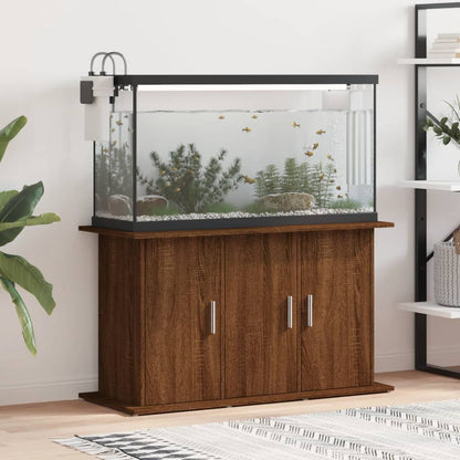 Vidaxl Soporte De Acuario Madera Ingeniería Marrón Roble 101x41x58 Cm_1
