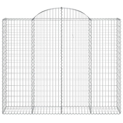 Cestas De Gaviones 3 Uds Forma De Arco Hierro 200x50x160/180 Cm_3