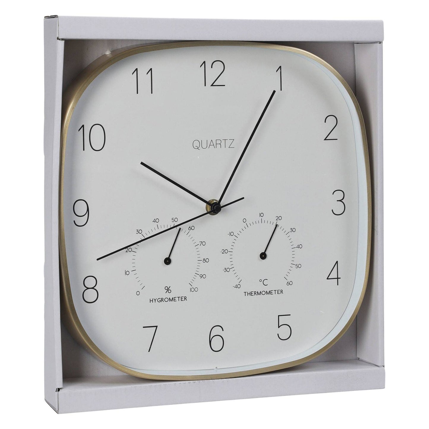 Well Home Reloj De Pared Marco Dorado Ø28,5x4cm_2
