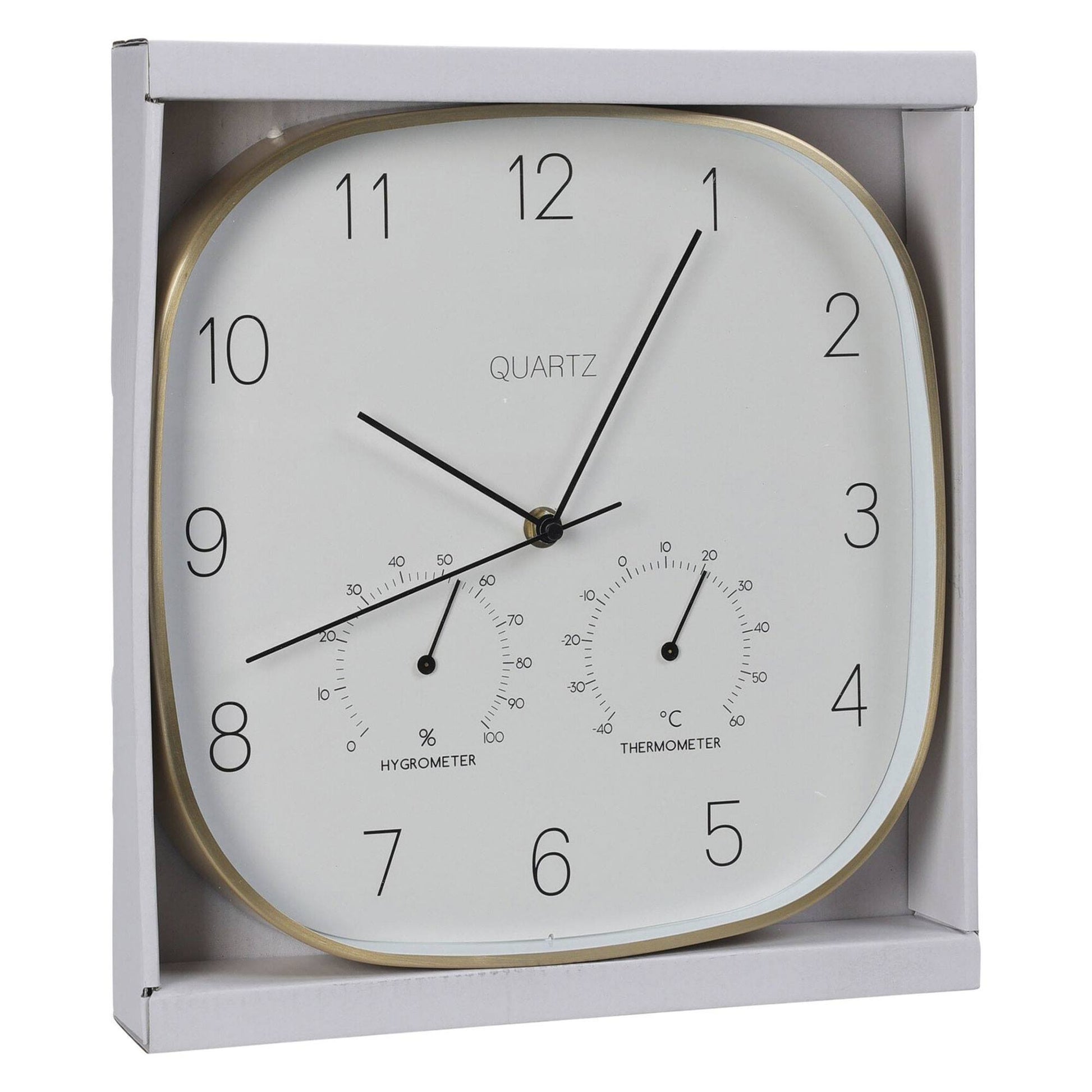 Well Home Reloj De Pared Marco Dorado Ø28,5x4cm_2