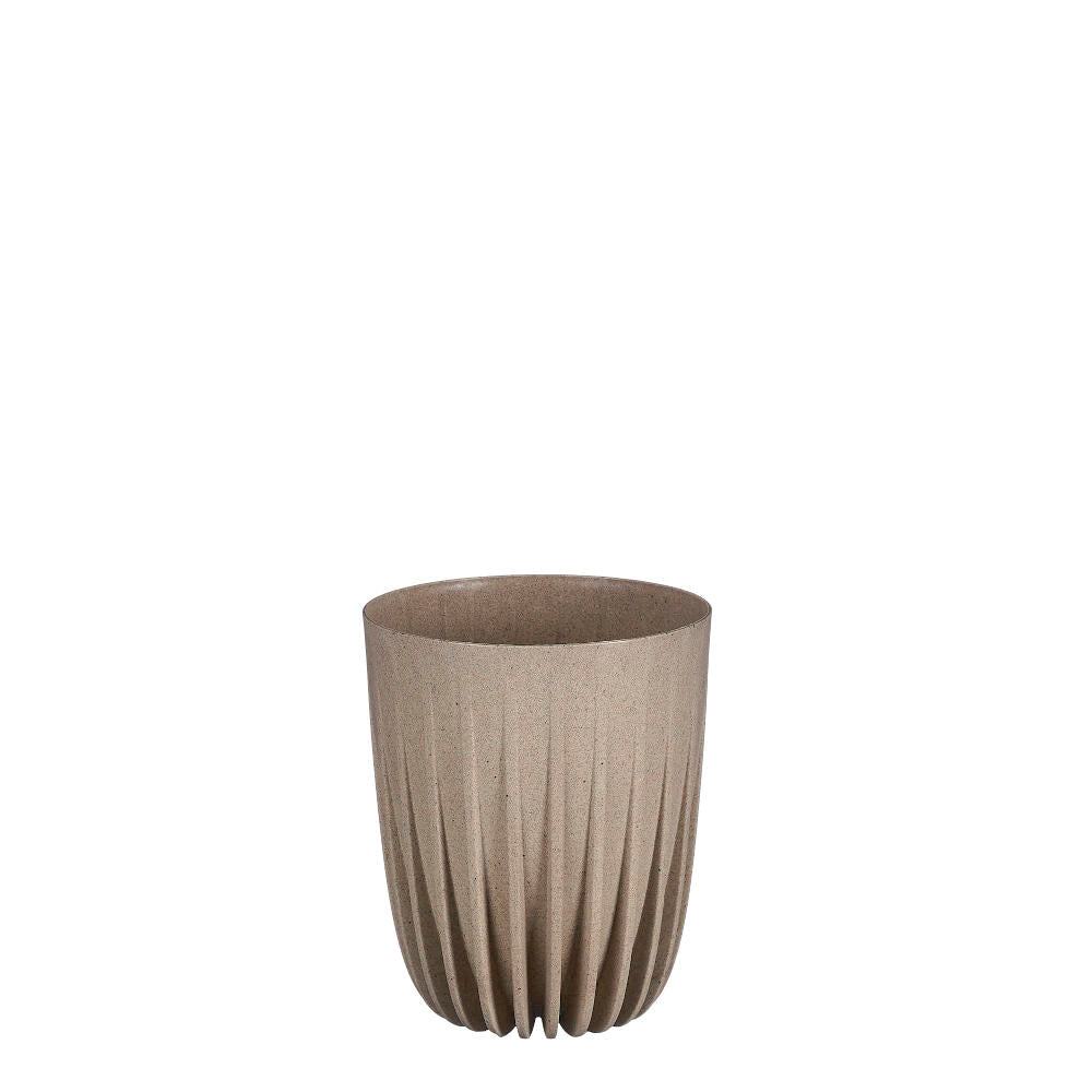 Macetero Taupe Plástico Reciclado 14cm_0