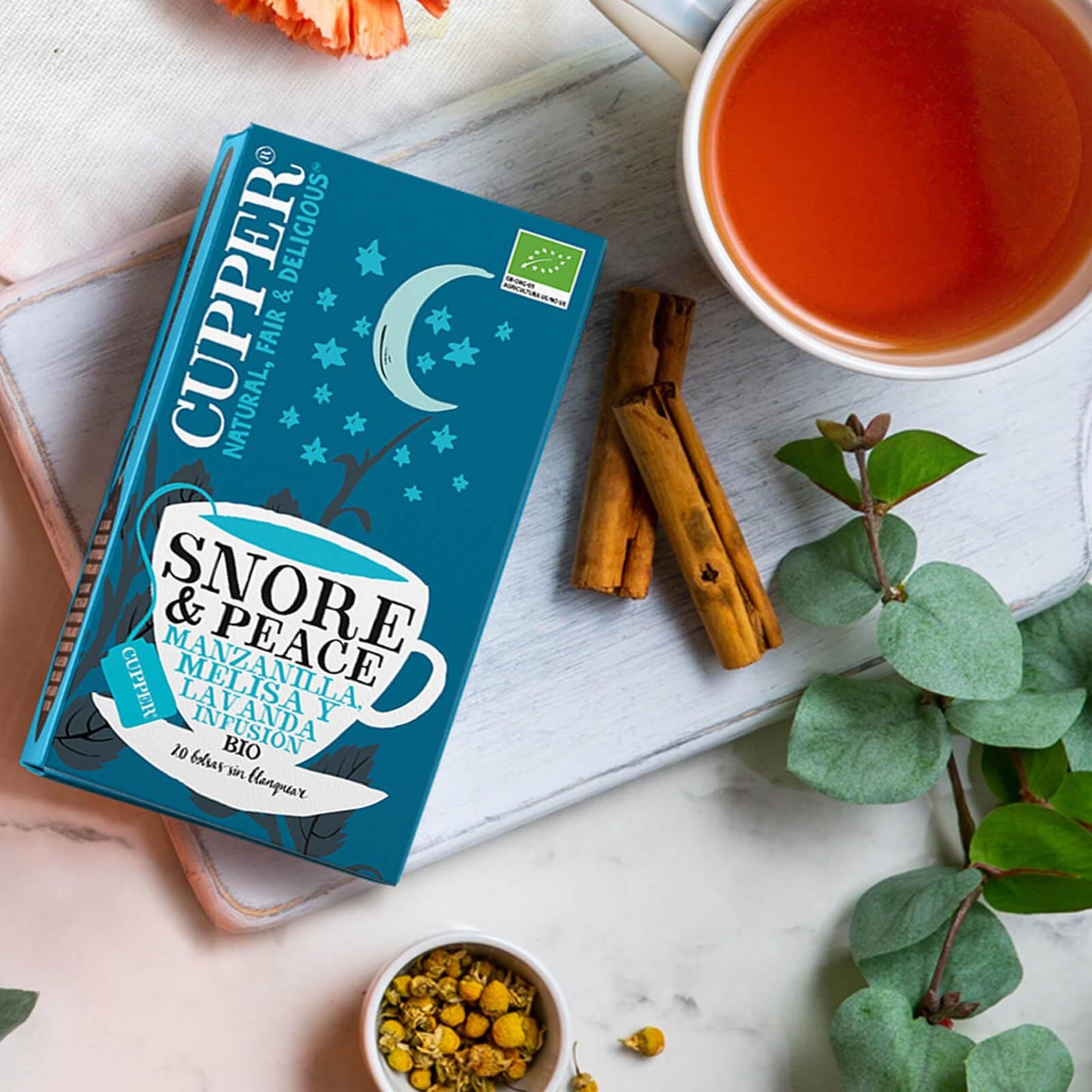 Infusão Bio Cupper Snore &amp; Peace 20 saquetas