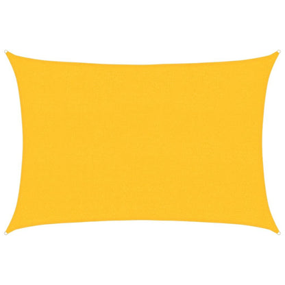 Vidaxl Toldo De Vela Hdpe Amarrilo 160 G/m² 2,5x4 M_0