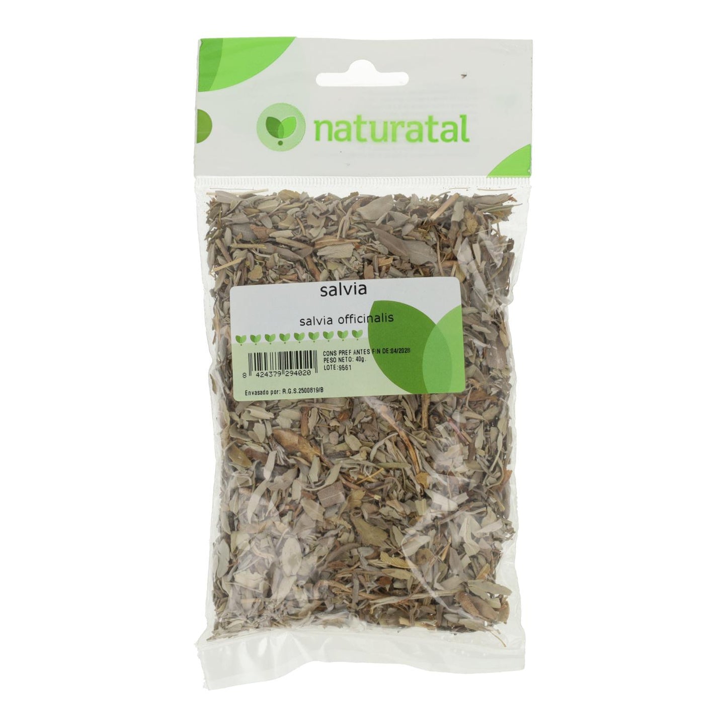 Sálvia (Salvia Officinalis) Naturatal 40Gr