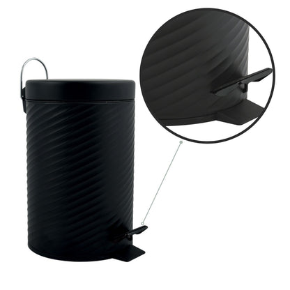 Papelera Bin Ajan / Stepbin Negro_4