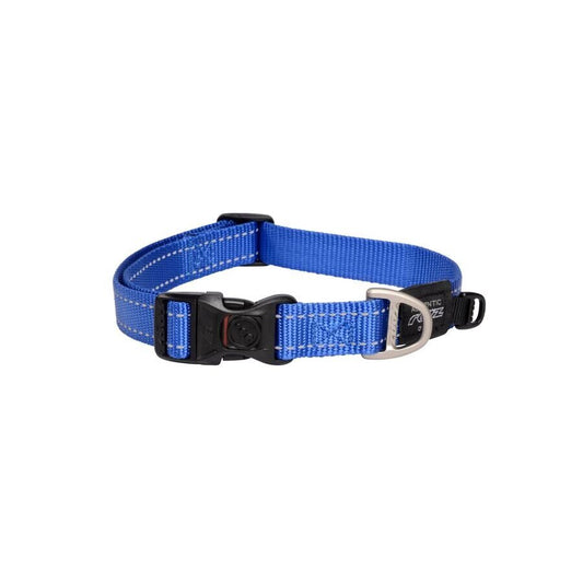 Collar Para Perro, Modelo Classic De Rogz Color Azul. Talla Xl (39-64kg)_0