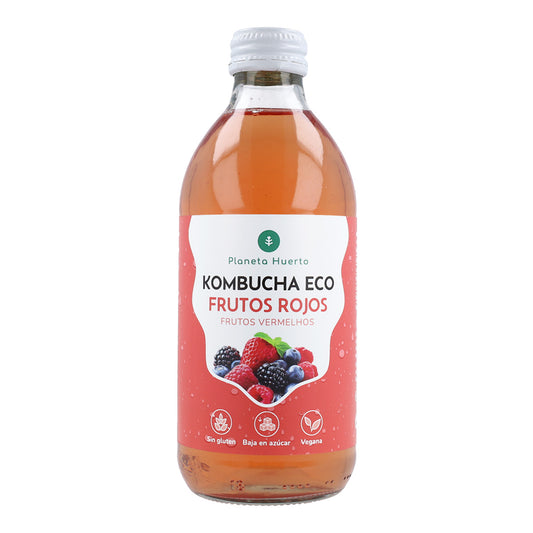 Kombucha Biológica Frutos Vermelhos Planeta Huerto 330 ml
