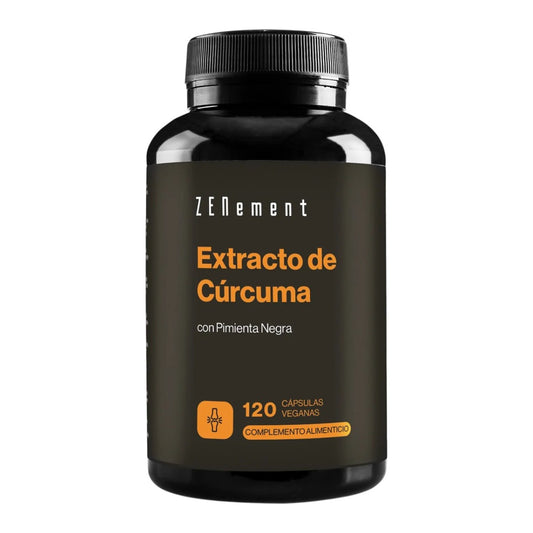 Extrato de curcuma, com pimenta preta, Zenement 120 comprimidos