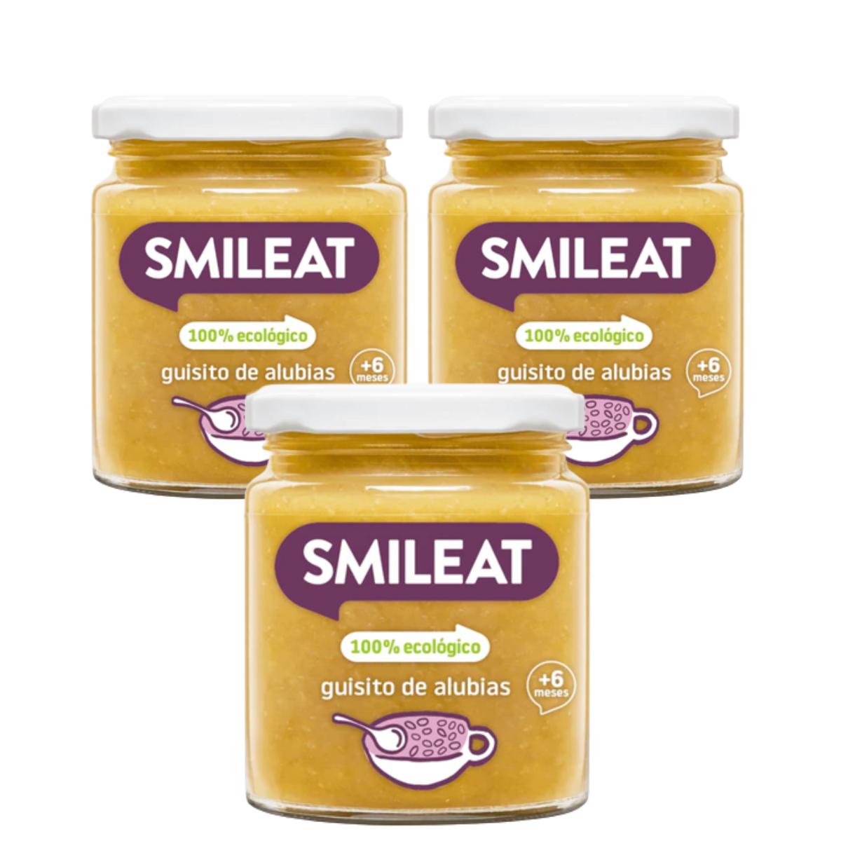 PROMOÇÃO 3x Pote de Ensopado de Feijão Smileat Biológico 230g