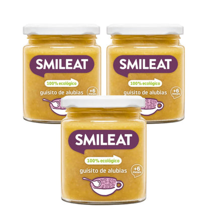 PROMOÇÃO 3x Pote de Ensopado de Feijão Smileat Biológico 230g