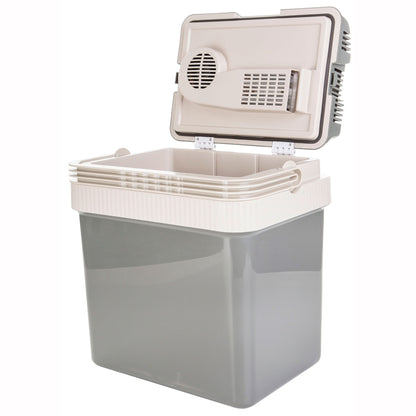 Nevera Portátil Eléctrica De Viaje, Coche, Camping, 21 L, Conexión 12v Y 220v, Enfría Y Calienta, Briebe, Cf1151, Gris_2