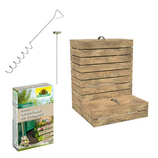 Altura do pacote de compostagem de jardim 320 L