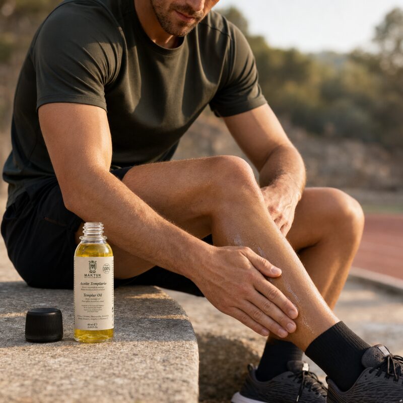 Aceite De Masaje Deportivo Templario Maktuk 60 Ml_3