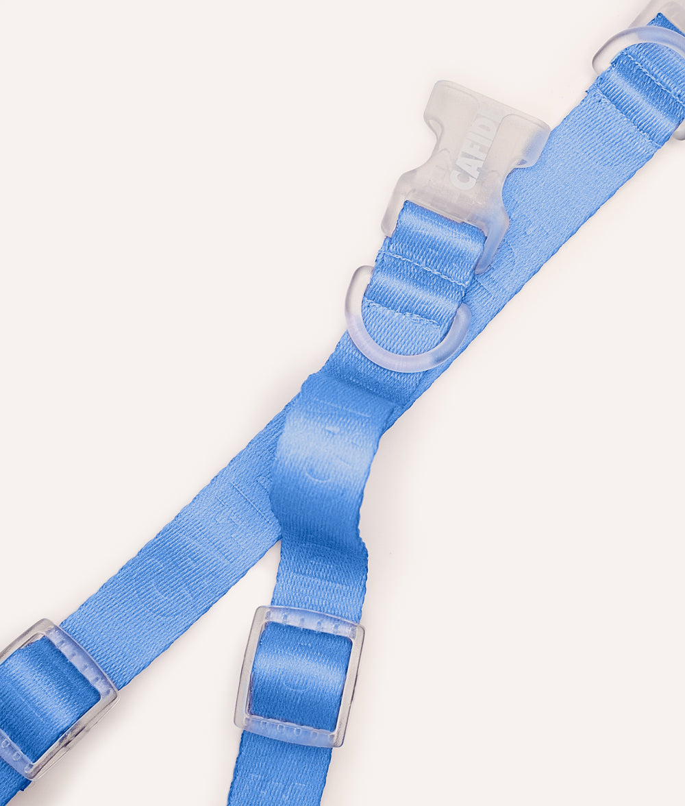 Cafide Collar De Material Reciclado Azul. Modelo Ona._3