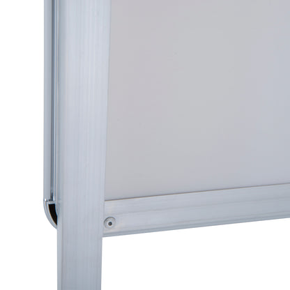 Homcom Panel Publicitario Din A1 Plegable Doble Cara De Aluminio 64x88 Cm_3
