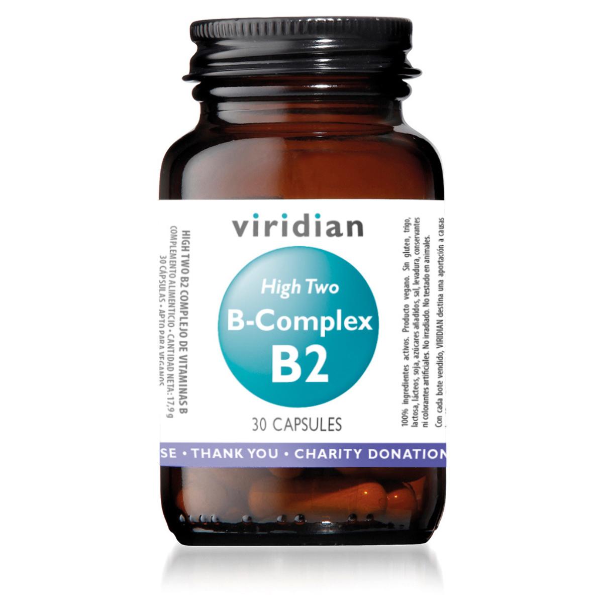 High Two B-Complex B2 30 cápsulas vegan