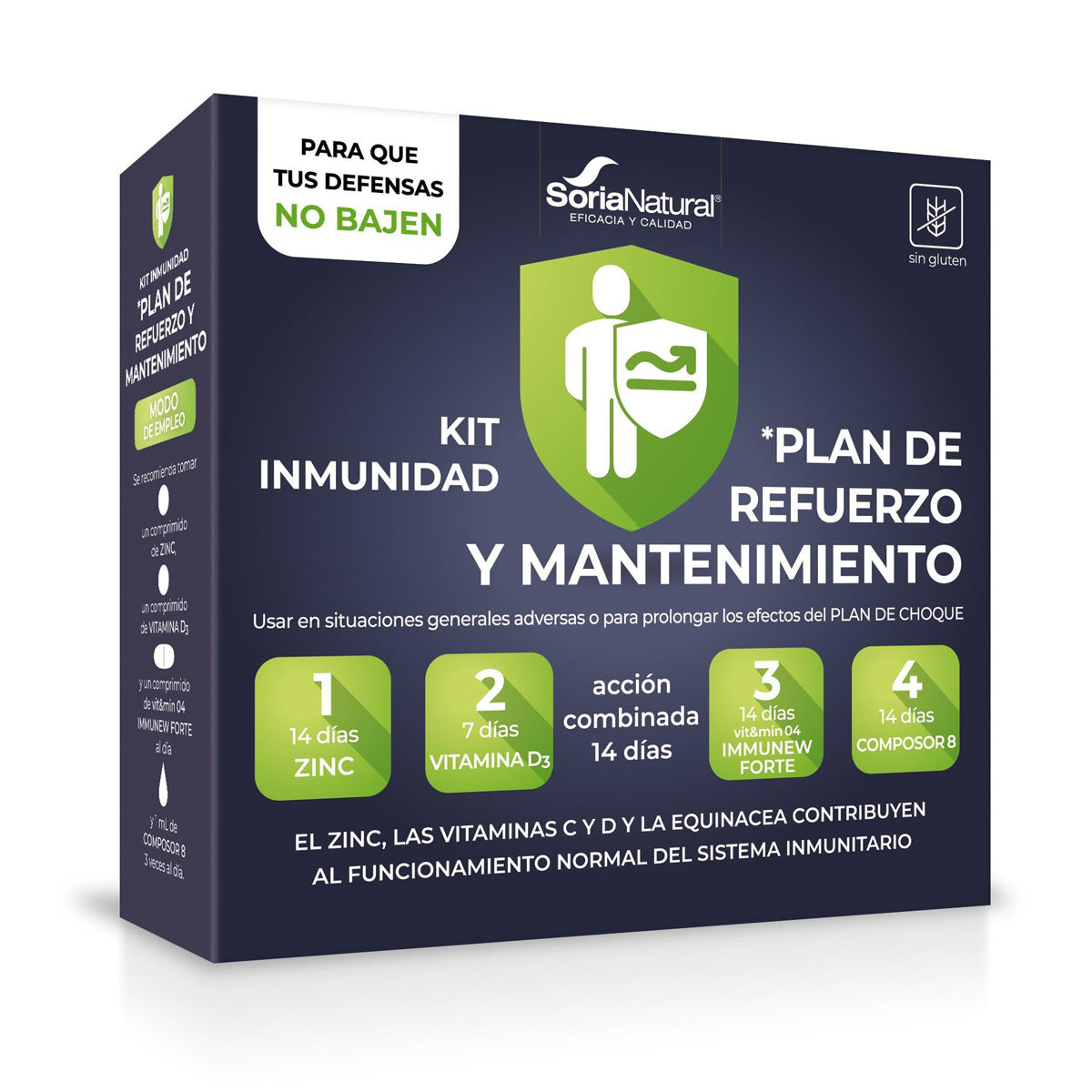 Kit de manutenção imunitária, Soria Natural