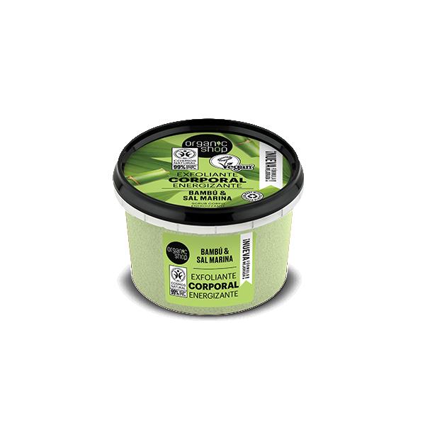 Esfoliante Corporal Energizante de Bambu Organic Shop 250 ml