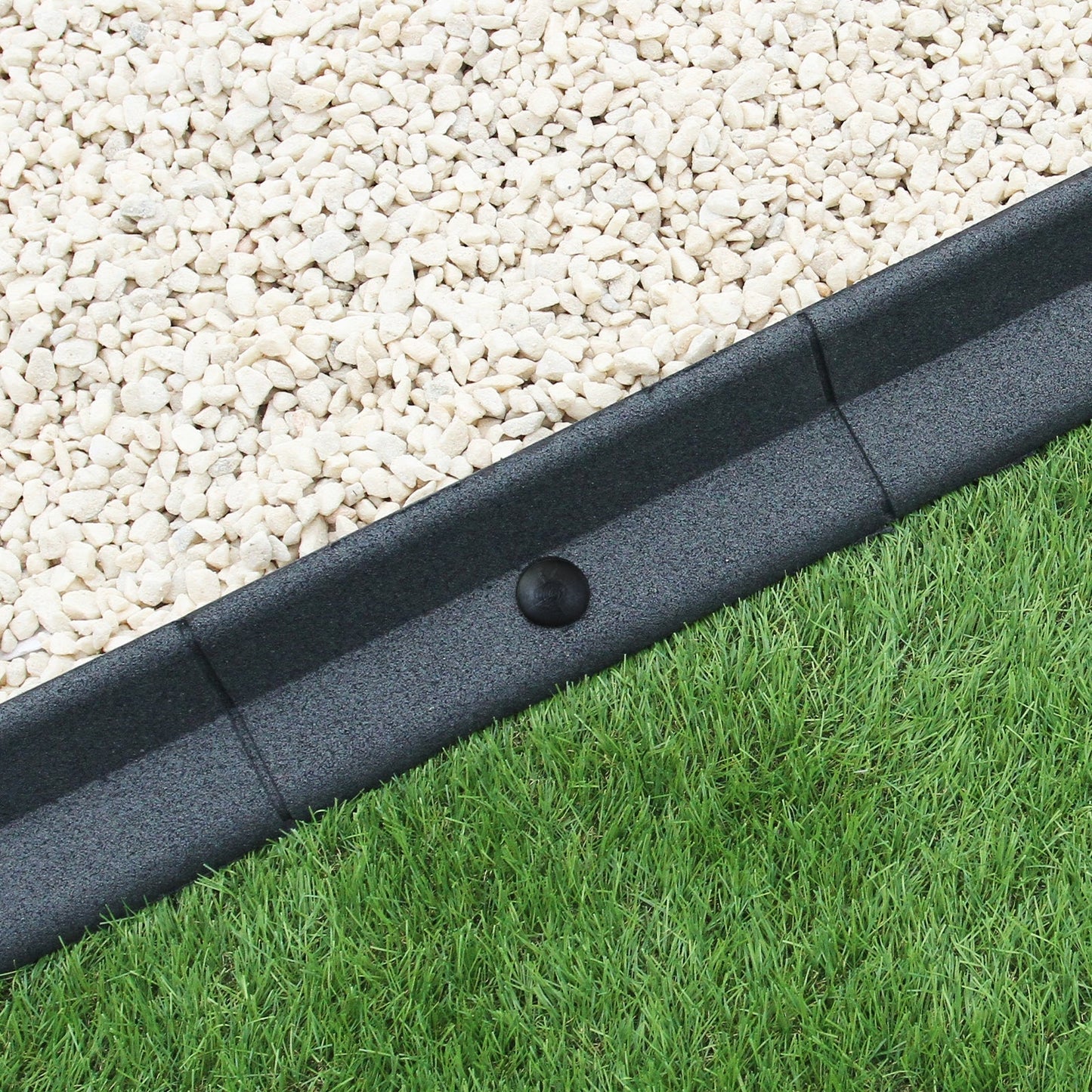 Bordes De Césped Gris Flexibles Jardín Bordes De Césped Paquete De 14 X 1.2m_1