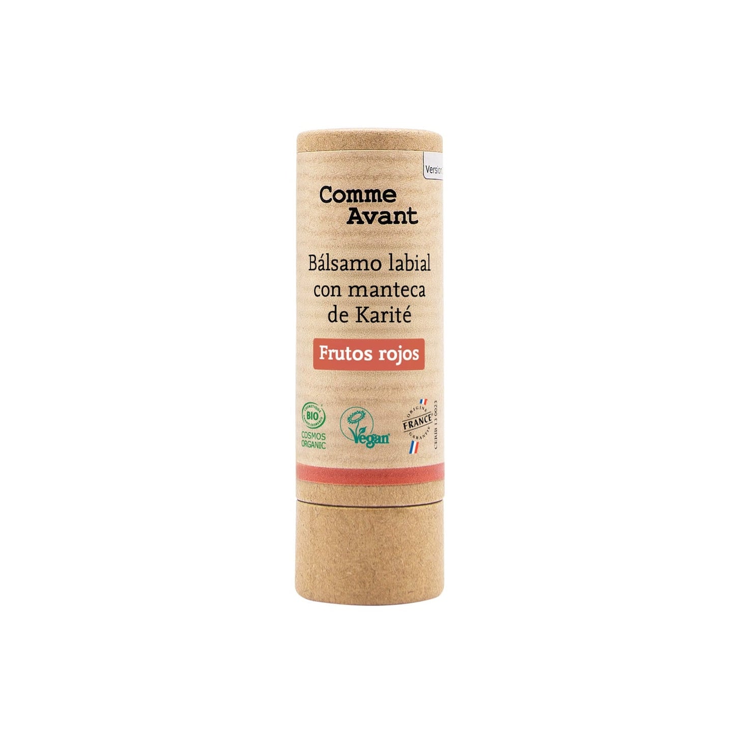 Bálsamo labial con manteca de karité Frutos rojos Comme Avant 15 g