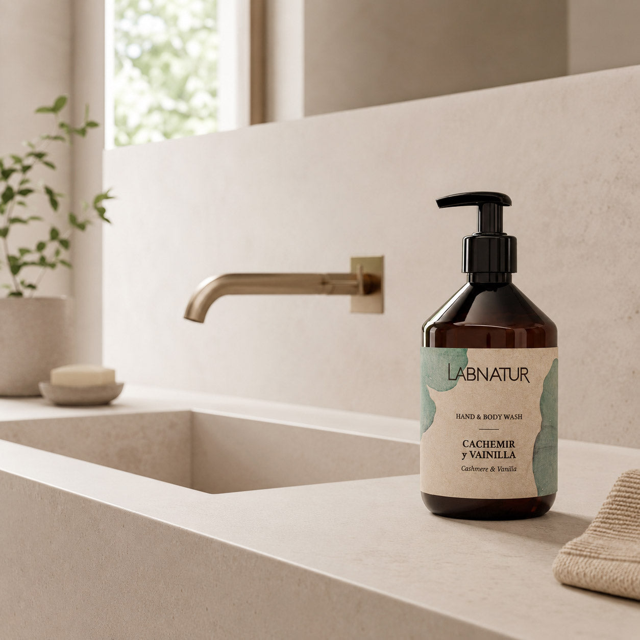 Jabón Manos y Cuerpo Cachemir y Vainilla Labnatur 500 ml | Aroma Dulce y Cálido | Limpieza Suave | Vegano_3