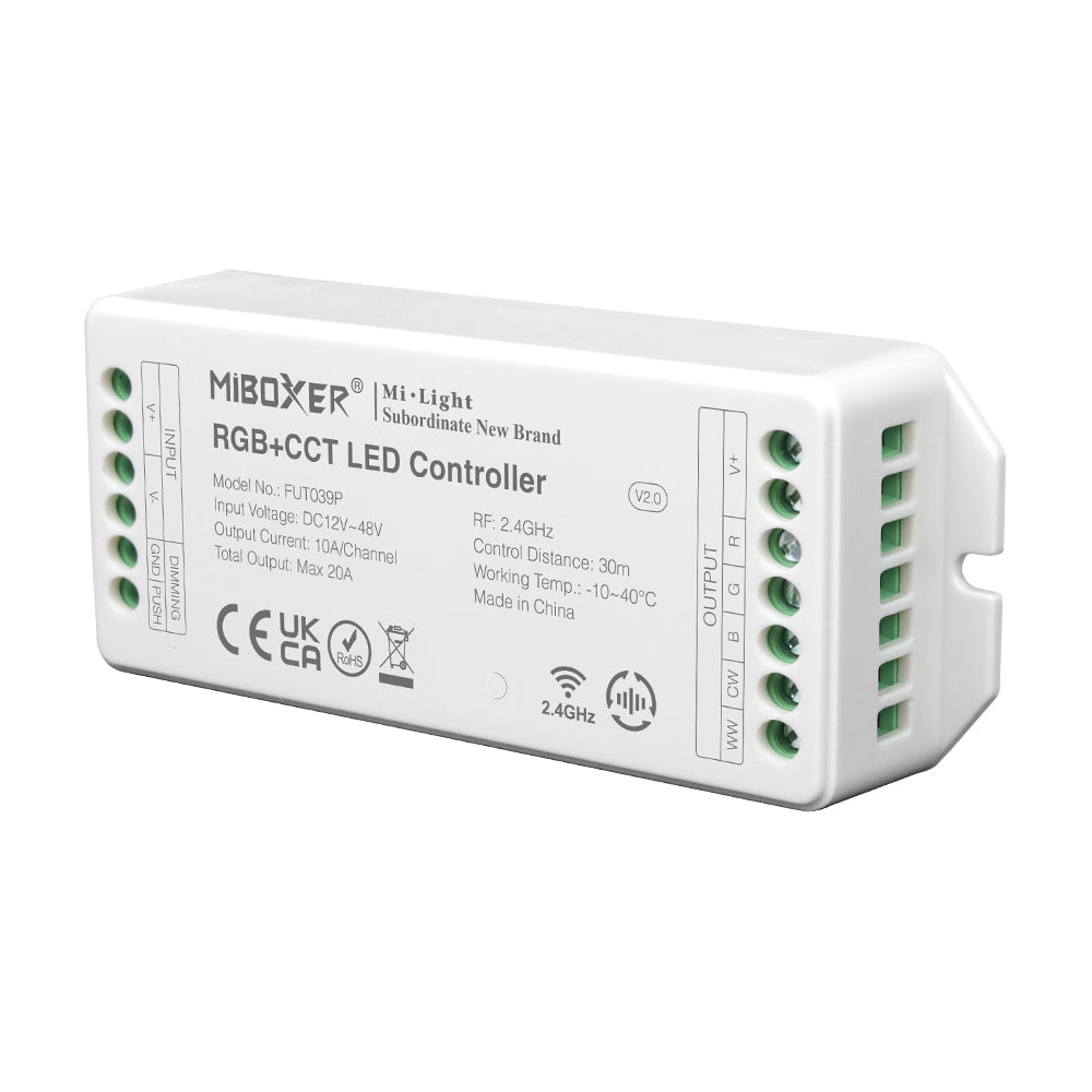 Controlador 2.4g Rf, Dc12-48v, 20a, Rgb+cct_2