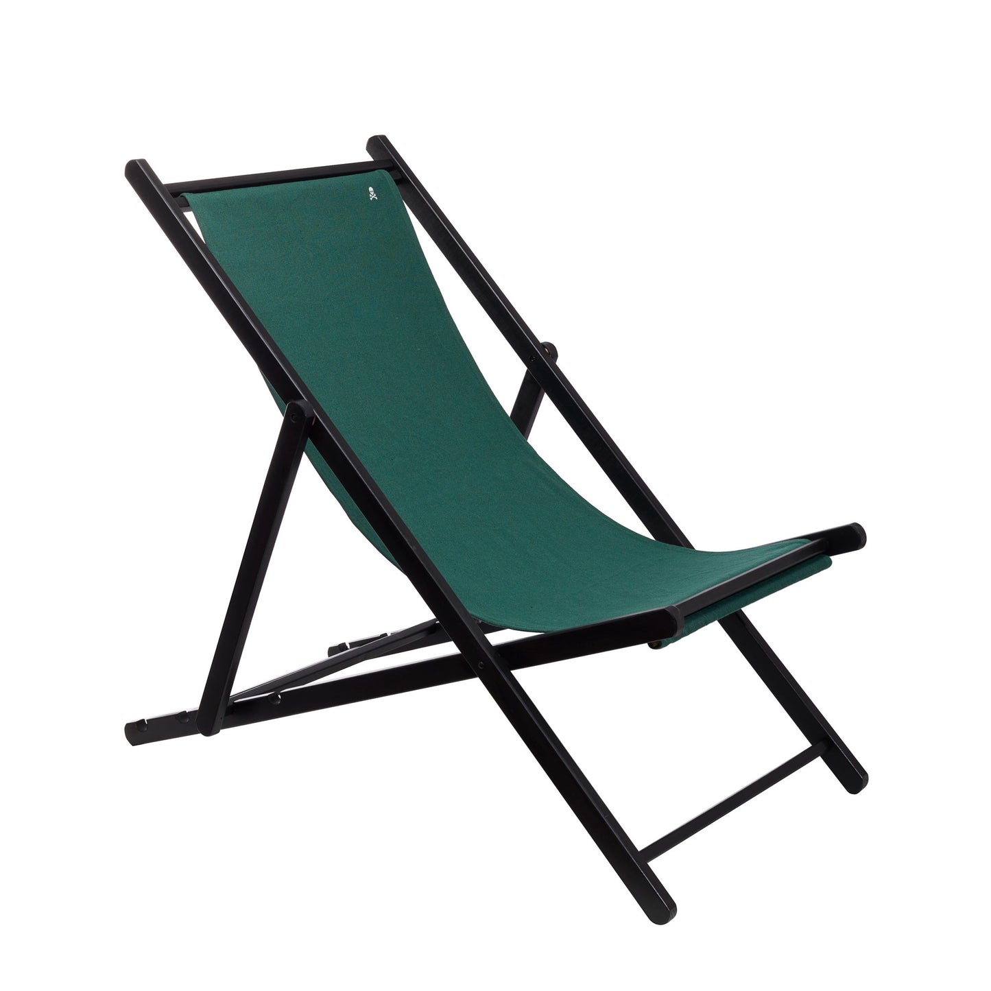 Set De 2 Hamacas Plegables De Madera De Haya, Verde Oscuro, Wengué, Sin Brazos - Scalpers_2