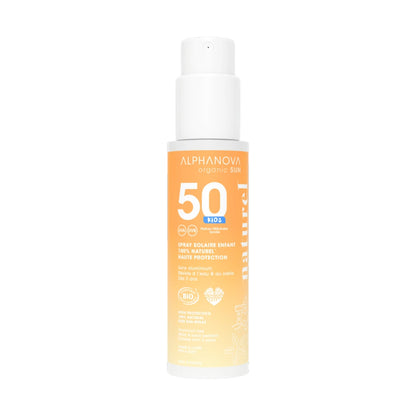 Spray solar niños bio FPS50 Alphanova 100 ml