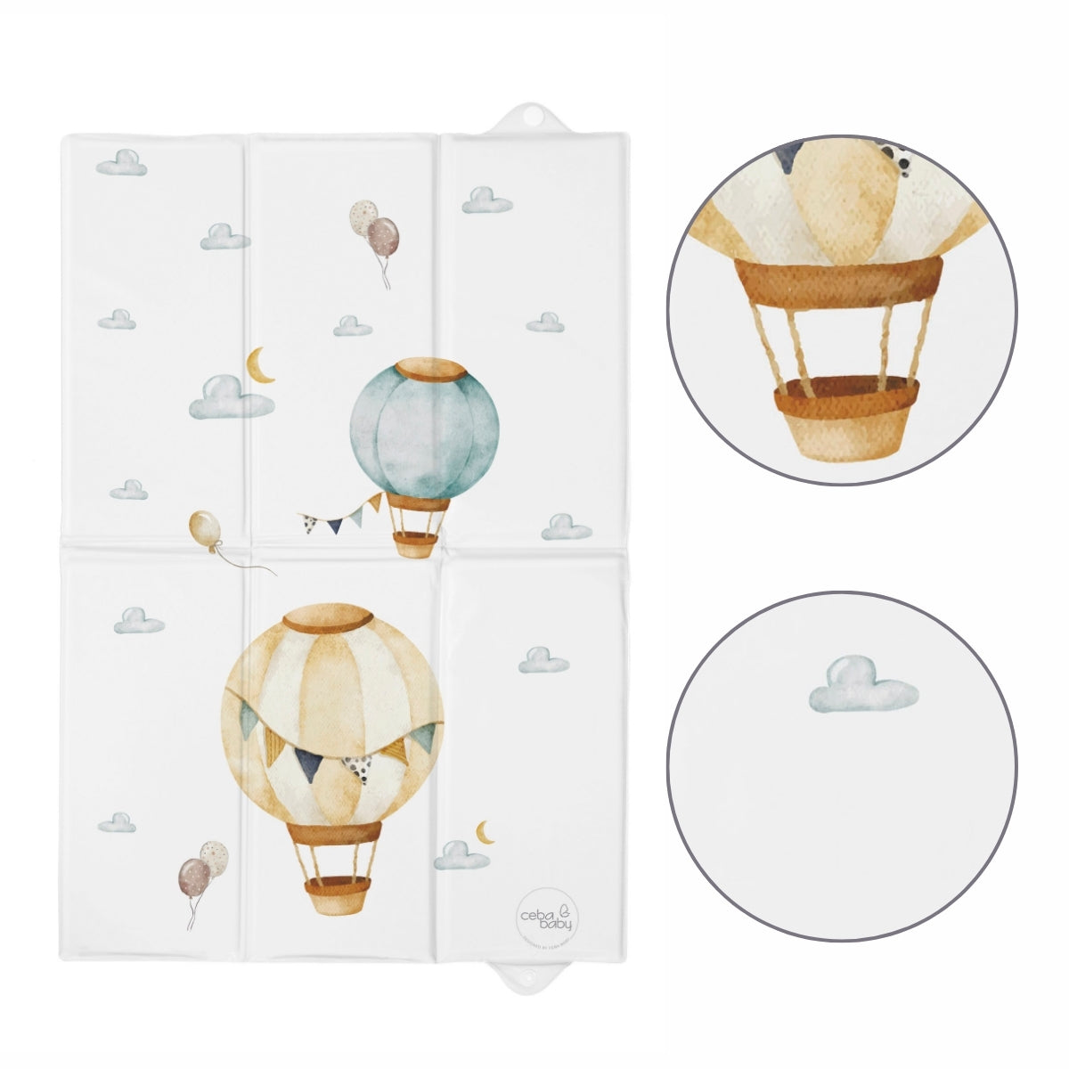 Cambiador Plegable Basic Ballons_3