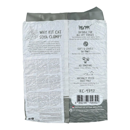Pack de 6 Kit Cat Arena Eco SoyaClump - Areia para gatos Carvão 7 L