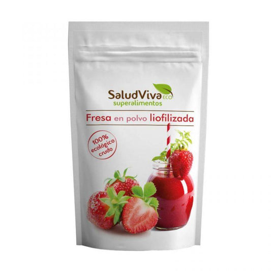 Morango em Pó Biológico 80g, Salud Viva