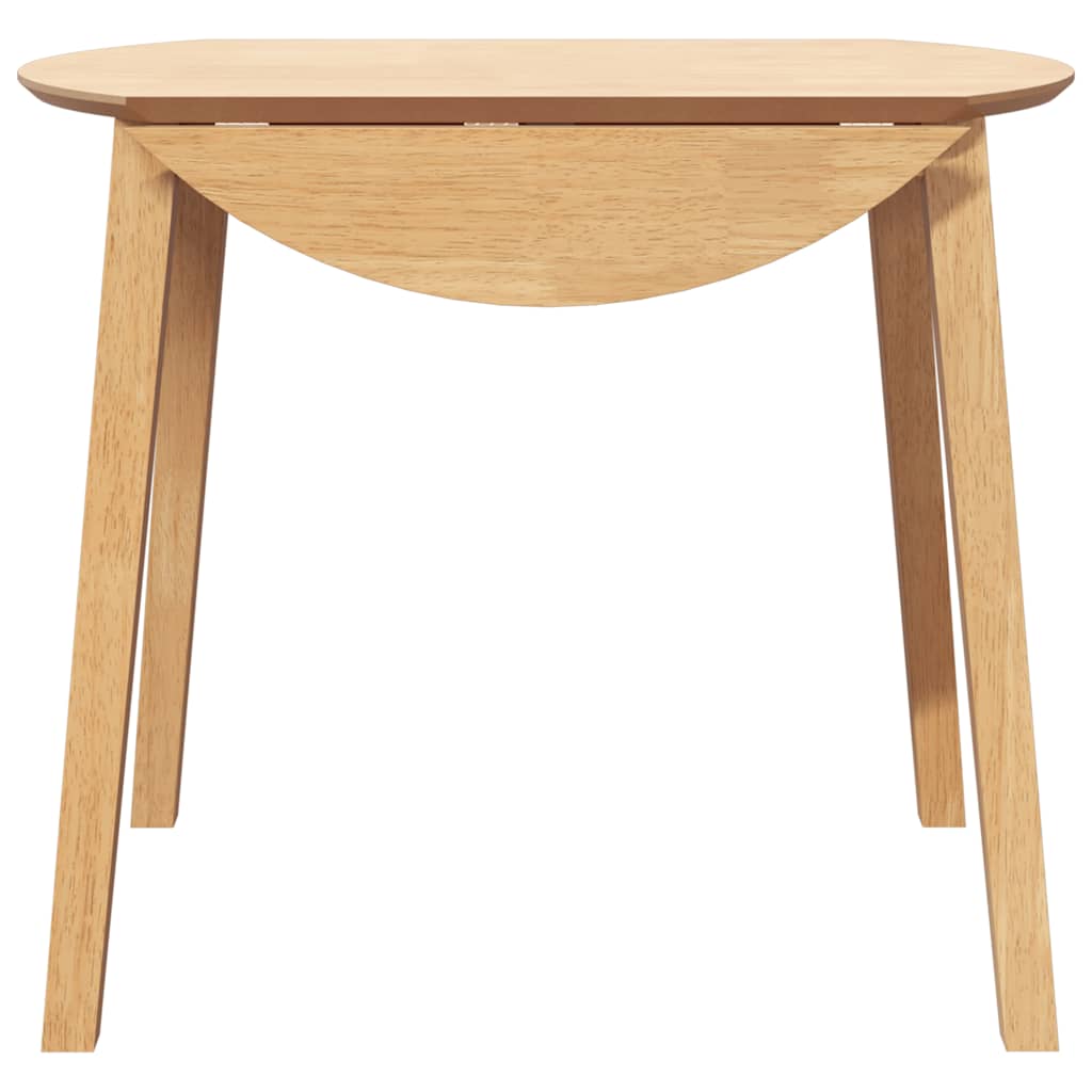 Mesa De Comedor Natural Madera Maciza Roble Caucho_3