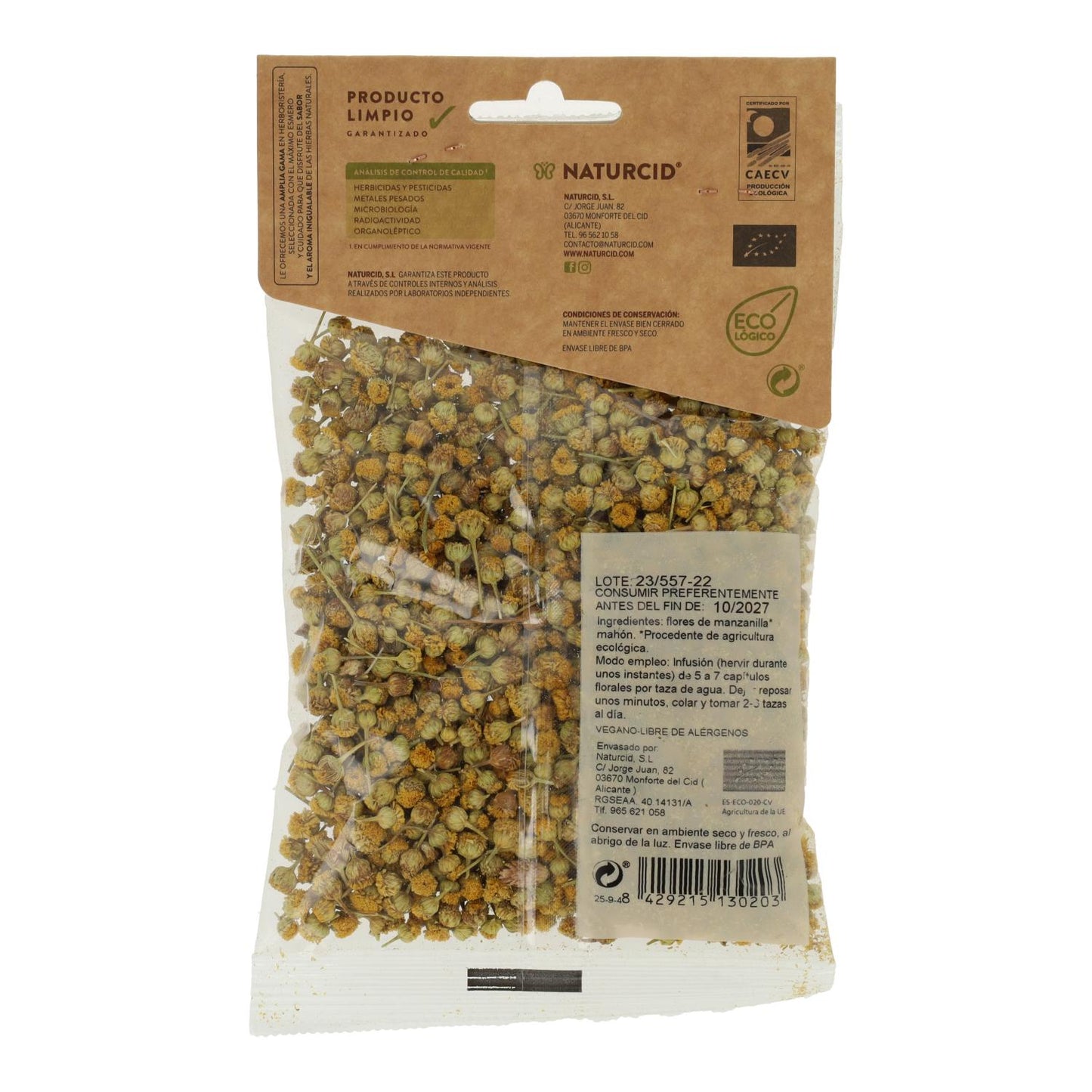 Camomila Mahon Eco Naturcid 60 Gr