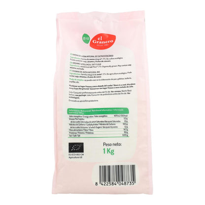Farinha de Aveia Integral Biológica El Granero 1 Kg