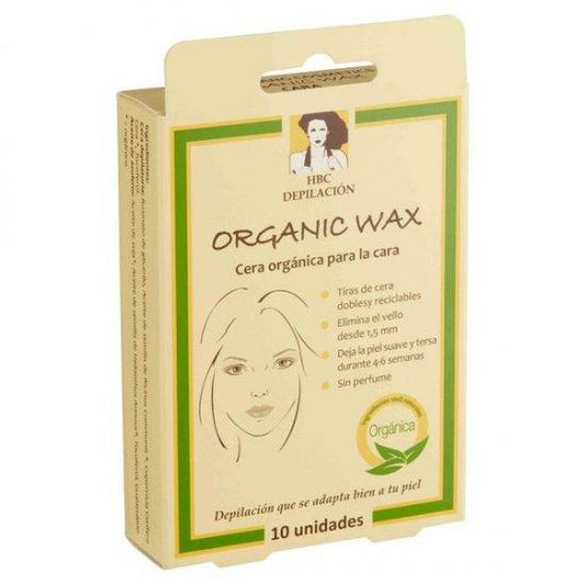 Tiras de cera depilatória Hanne Bang Face 10 unidades