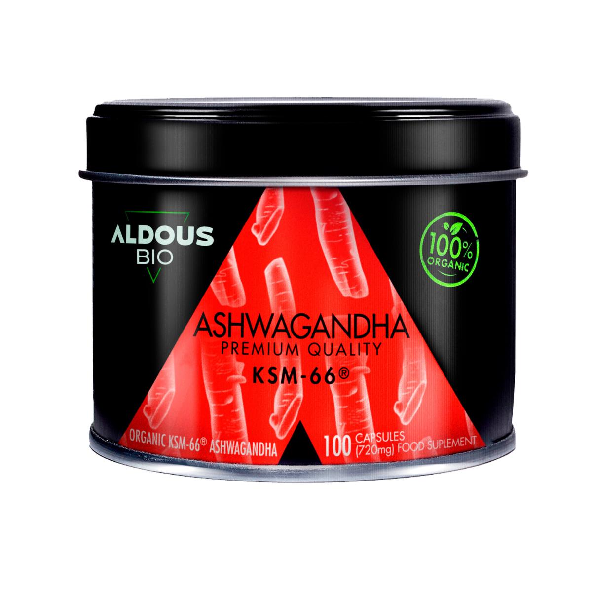 ASHWAGANDHA KSM66, 100 cap. Biografia de Aldous