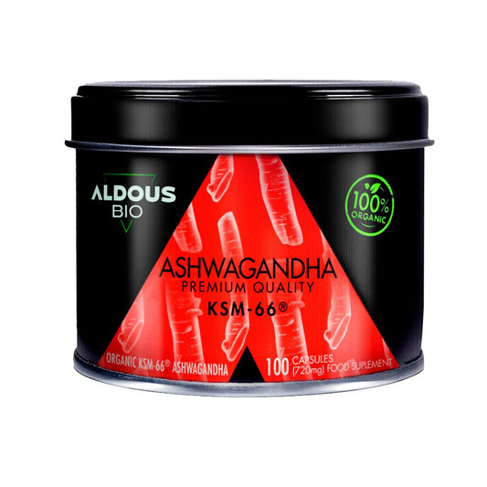 ASHWAGANDHA KSM66, 100 cap. Biografia de Aldous